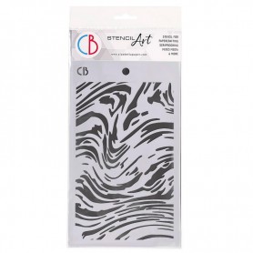 Pochoir Texture Marble – Ciao Bella Stencil Art