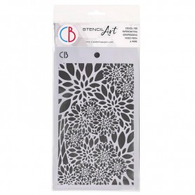 Pochoir Texture Poinsettia – Ciao Bella Stencil Art