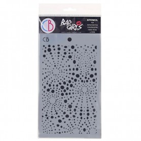 Pochoir Texture Radial – Ciao Bella Stencil Art Bad Girls