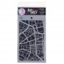 Pochoir Texture City Map – Ciao Bella Stencil Art Bad Girls
