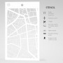 Pochoir Texture City Map – Ciao Bella Stencil Art Bad Girls