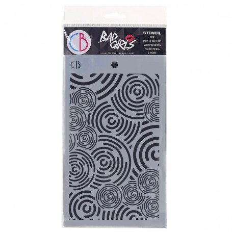 Pochoir Texture Vinyl Records – Ciao Bella Stencil Art Bad Girls