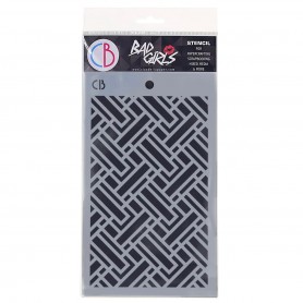 Pochoir Texture Labyrinth – Ciao Bella Stencil Art Bad Girls