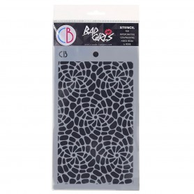 Pochoir Texture Spiral Helix – Ciao Bella Stencil Art Bad Girls