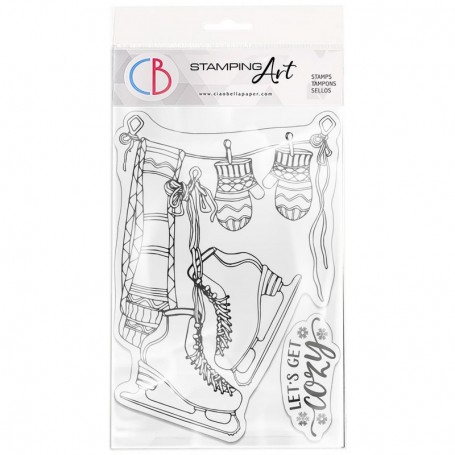 Tampons Let's Get Cozy – The Gift of Love - Ciao Bella Stamps