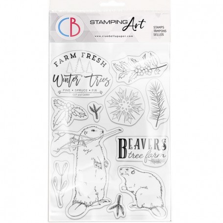 Tampons Beaver Tree Farm – The Gift of Love - Ciao Bella Stamps