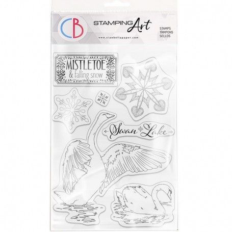 Tampons Swan Lake – Memories of a Snowy Day - Ciao Bella Stamps