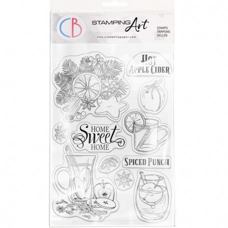 Tampons Hot Apple Cider – The Gift of Love - Ciao Bella Stamps