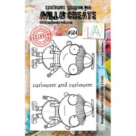 Tampons 504 Tweedledee & Tweedledum 3pc - AALL and Create Clear stamps
