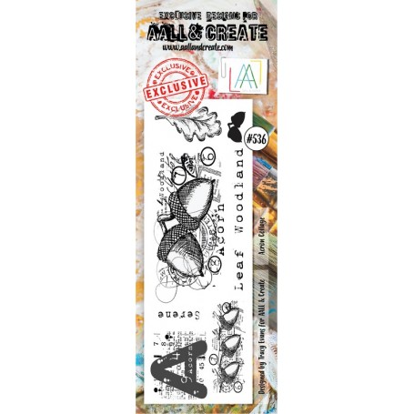 Tampons 536 Acron Collage 8pc - AALL and Create Clear stamps