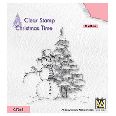 Tampon Snowmen 1pc - Nellie Snellen Clear Stamp