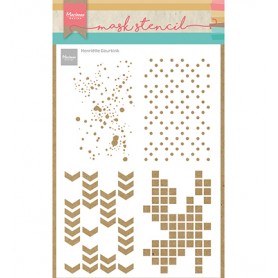 Pochoir Henriette's Backgrounds 15x21 cm – Marianne Design Mask Stencil