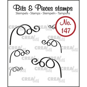 Tampons Mini Leaves 3 6pc – Bits and Pieces no 147 - Crealies