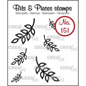 Tampons Mini Leaves 8 6pc – Bits and Pieces no 151 - Crealies