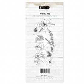 Tampons Poinsettia and co - Au Pays magique - Les ateliers de Karine