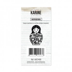 Tampon Matriochka - Au Pays magique - Les ateliers de Karine
