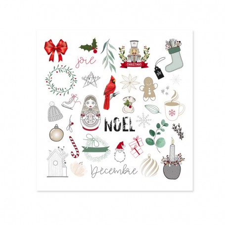 Die-cuts Calques Au Pays magique 35pc - Les ateliers de Karine