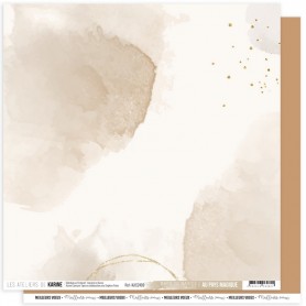 Papier 30x30 Au Pays magique Taupe 1f - Back to Basics - Les ateliers de Karine