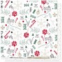 Set de papier 30x30 Au Pays magique 6 feuilles et 1 calque - Les ateliers de Karine