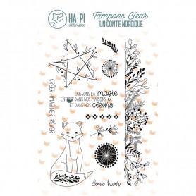 Tampons Renard nordique - Un conte nordique - HA PI Little Fox