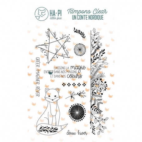 Tampons Renard nordique - Un conte nordique - HA PI Little Fox