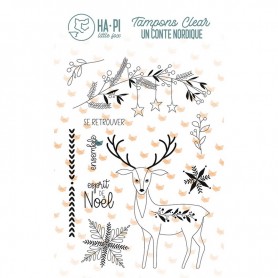 Tampons Cerf enchanté - Un conte nordique - HA PI Little Fox