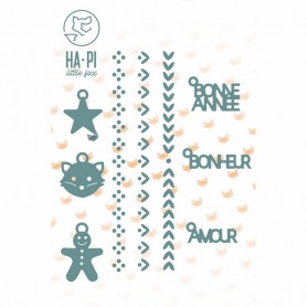 Dies Breloques et bordures scandinaves 9pc - HA PI Little Fox