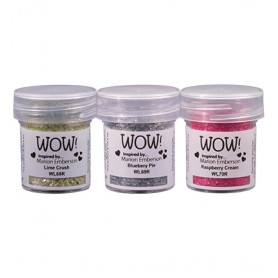 Embossing Powders Trio Dee's Delight 15ml - WOW ! Three Beautiful by Marion Emberson
