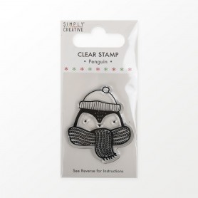 Tampon Pingouin 1pc – Simply Creative Clear Stamp