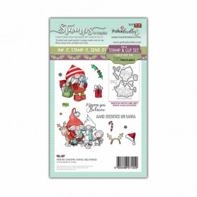 Tampons Gnome Hand Delivered – Polkadoodles Clear stamp