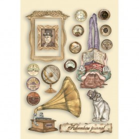 Colored Wooden Shape A5 Cat - Lady Vagabond Lifestyle - Stamperia