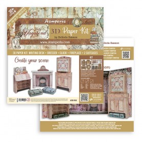 3D Paper Kit Lady Vagabond Lifestyle - Stamperia