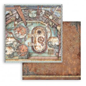 Papier 30x30 Ship Gate 1f - Lady Vagabond Lifestyle - Stamperia