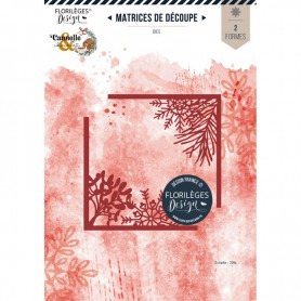 Dies Angles d'hiver 2 pc - Cannelle et Chocolat - Florilèges Design