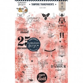 Tampons Esprit de Noël - Cannelle et Chocolat - Florilèges Design