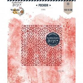 Pochoir Tout en flocons - Cannelle et Chocolat - Florilèges Design