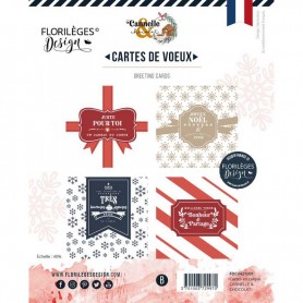 Cartes en Calque Cannelle et Chocolat 8pc - Florilèges Design