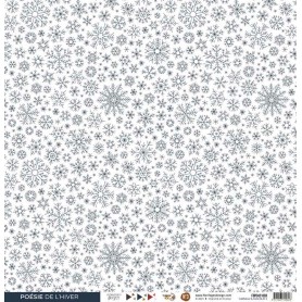 Papier calque 30x30 Cannelle et Chocolat 3 1f - Florilèges Design