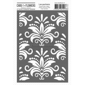 Pochoir Vintage A6 - Little Circus - Chou and Flowers