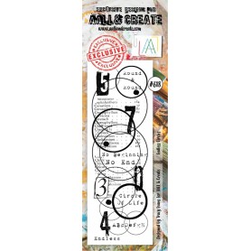 Tampon 618 Endless Circles 1pc - AALL and Create Clear stamps