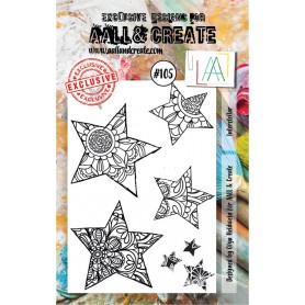 Tampons 105 Interstellar 6pc - AALL and Create Clear stamps