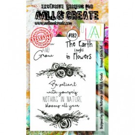 Tampons Bouquet 182 Quote Set 5pc - AALL and Create Clear stamps