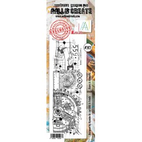 Tampon 202 Gears and Elements 1pc - AALL and Create Clear stamps