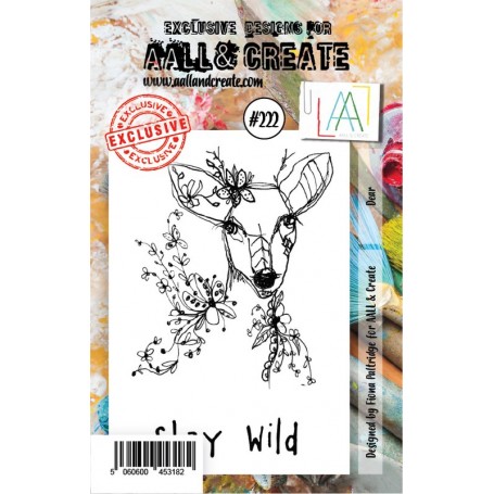 Tampons 222 Dear 3pc - AALL and Create Clear stamps
