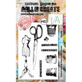 Tampons 403 Tailoring 10pc - AALL and Create Clear stamps