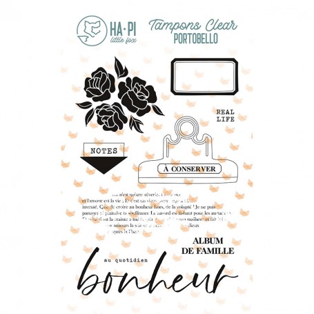Tampons Bonheur à conserver - Portobello - HA PI Little Fox