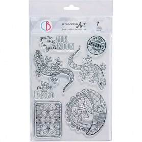 Tampons Journey to Mexico 7pc – Sonora - Ciao Bella Stamps