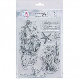 Tampons Mermaid's Secret 6pc – Underwater Love - Ciao Bella Stamps