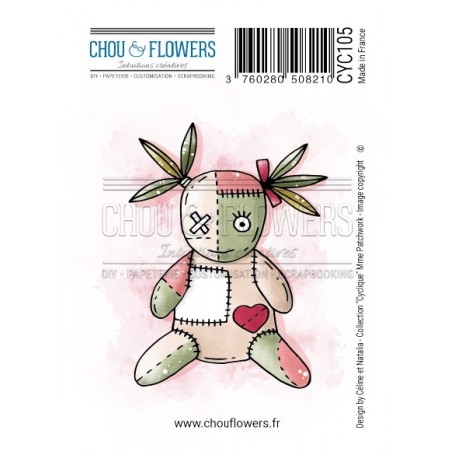 Tampon EZ Mme Patchwork - Cyclique - Chou and Flowers
