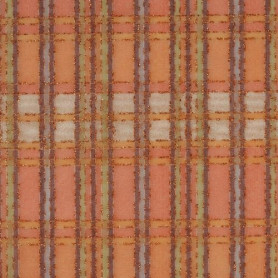 Tissu décoratif Carreaux orange Creapop - Hobbyfun